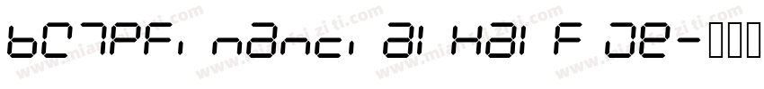 BW7pFinancialHalf Me字体转换